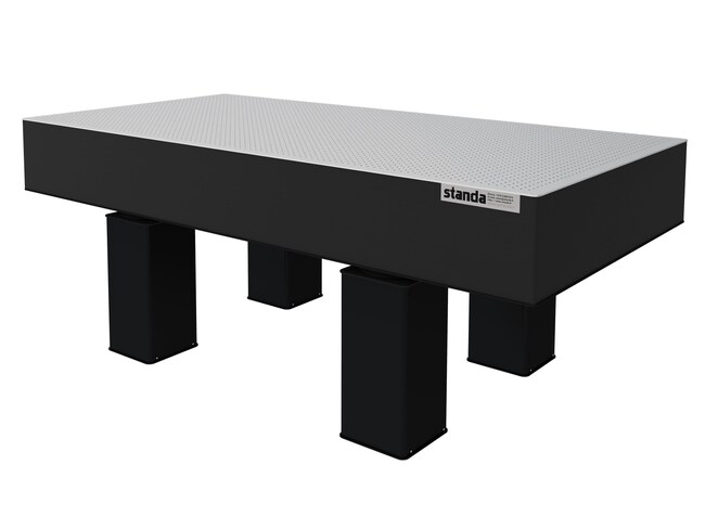Optical Table top with Pneumatic Vibration Isolation